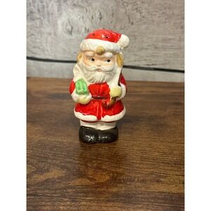 Vintage Santa Claus Christmas Salt And Pepper Shaker Japan